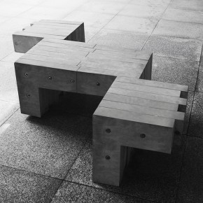 组合式“L”型公共座椅