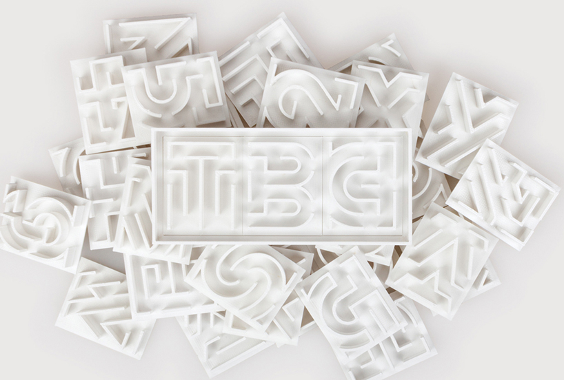 奇妙的设计 3D打印英文字母融合物理现象