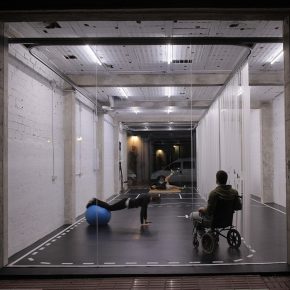一家专门为残疾人运动员设计的健身工作室