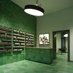 不仅仅是护肤，Aesop柏林店用最治愈的森林绿帮你洗涤心灵！
