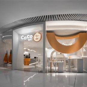 欧阳跳建筑设计丨COCO都可奶茶店